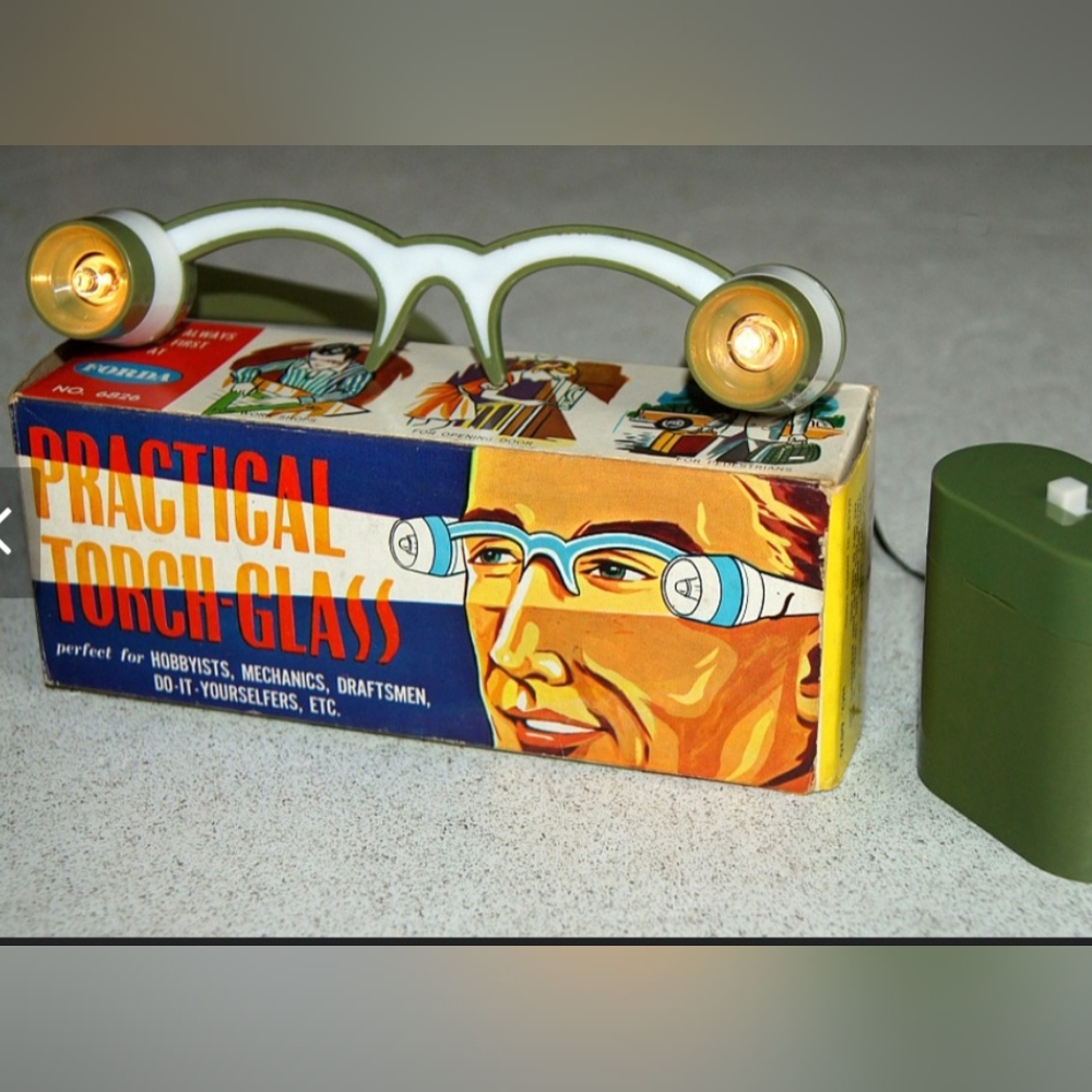Vintage Forda No. 6826 Practial Torch Glasses with Original Box